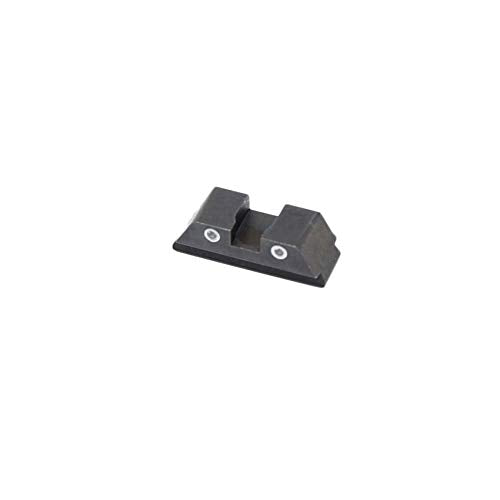 AmeriGlo Classic Sight 3 Dot Compatible with Glock, Green w/White Outline Front/Rear GL-113
