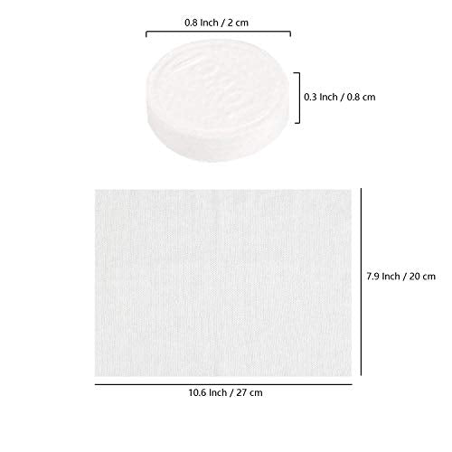 KISEER 200 Pieces Compressed Towels Portable Disposable