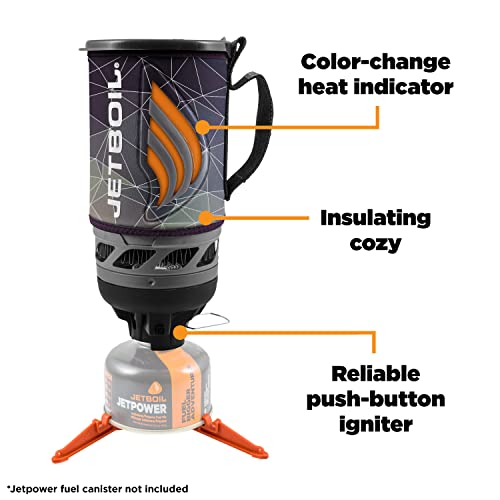 Jetboil Flash Camping and Backpacking Stove Cooking System, Fractile