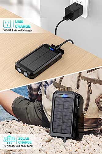 Power-Bank-Portable-Charger-Solar - 36800mAh