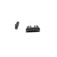 AmeriGlo Classic Sight 3 Dot Compatible with Glock, Green w/White Outline Front/Rear GL-113