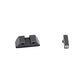 AmeriGlo Classic Sight 3 Dot Compatible with Glock, Green w/White Outline Front/Rear GL-113