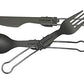 Valtcan Titanium Folding Cutlery 3 Pc Utensil Set