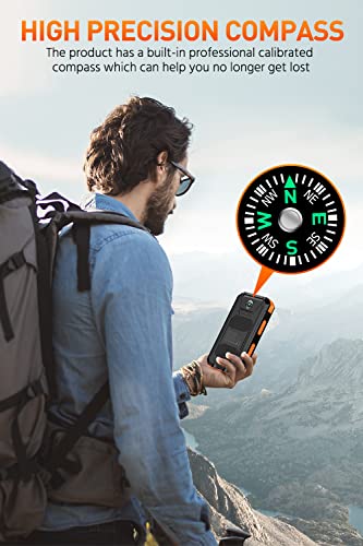 Power-Bank-Portable-Charger-Solar - 36800mAh