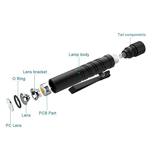 OLIGHT I3T EOS 180 Lumens Dual-Output Slim EDC Flashlight