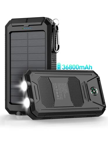Power-Bank-Portable-Charger-Solar - 36800mAh