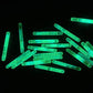 GiftExpress 100 Pcs Small Green Glow Sticks/Mini Glow Sticks/Fishing Floats Perfect for Stuffing Easter Egg/Zombie Party/Easter Egg Hunt/Halloween Decoration