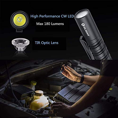 Olight 180 Lumens, EDC Pocket Flashlight