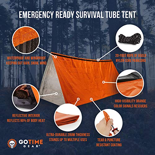 Go Time Gear Life Tent Emergency Survival Shelter